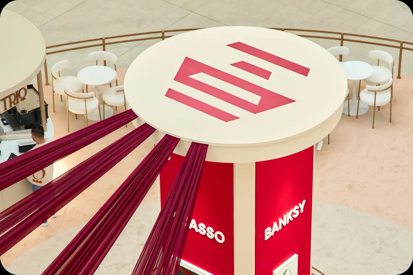 10101.art Logo - Logo usage examples on printed products